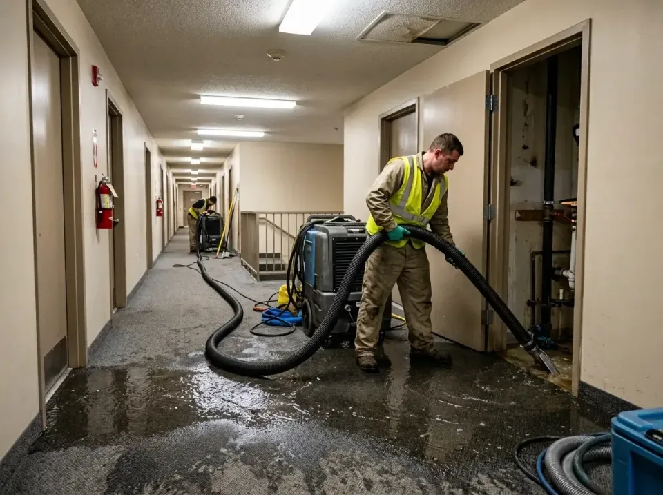 multi-unit-apartment-hallway-f-005 — frequently asked questions, Emergency Burst Pipe Water Extraction & Removal in Whidbey…